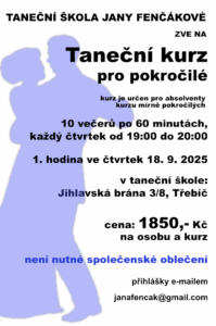 Přečtete si více ze článku Taneční kurz pro pokročilé